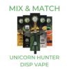 Just Cannabis Unicorn Hunter Disposable Vape Pens Mix and Match